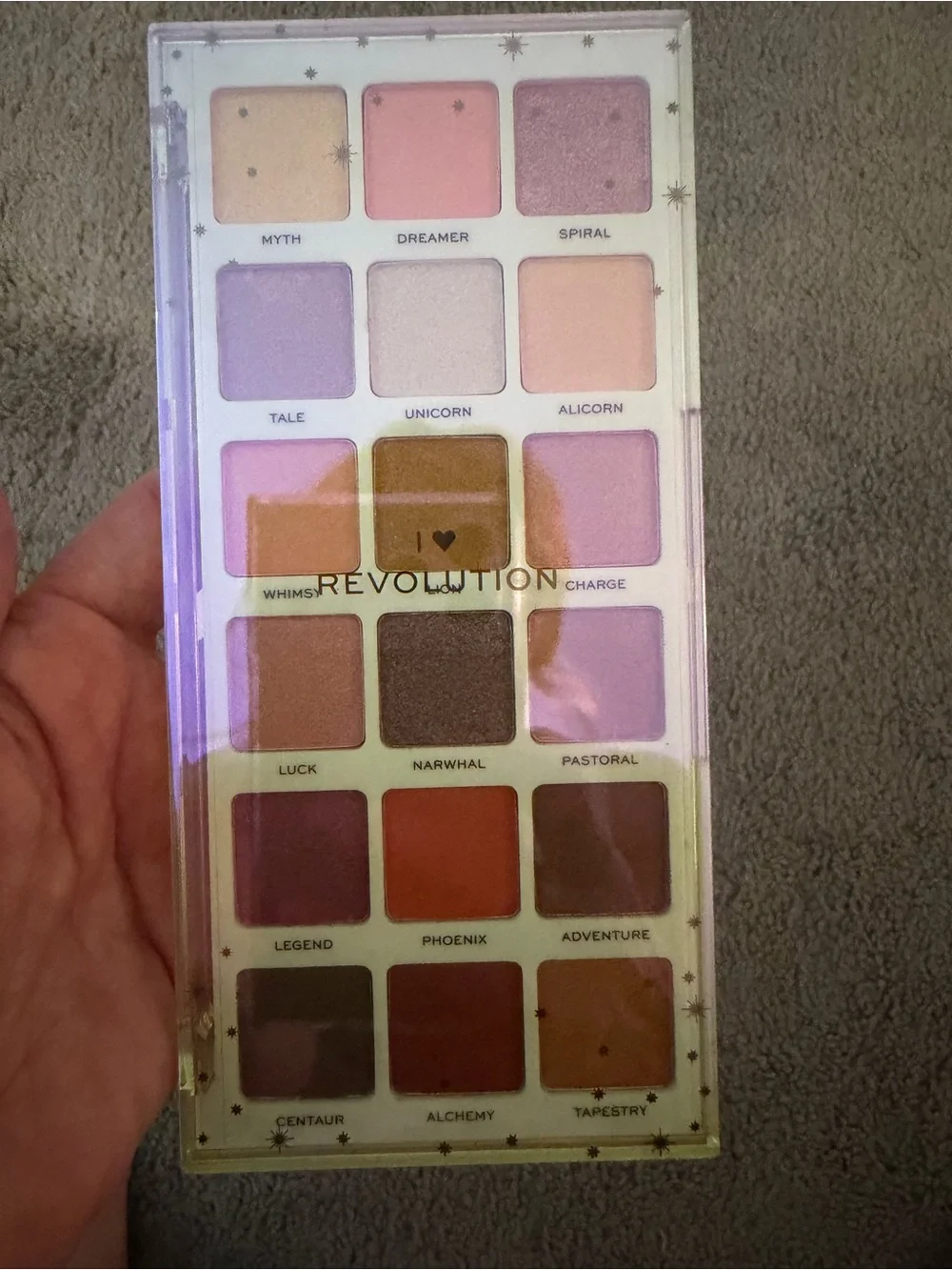 Revolution Unicorn Heart Eyeshadow Palette